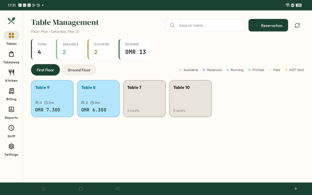 Table Management